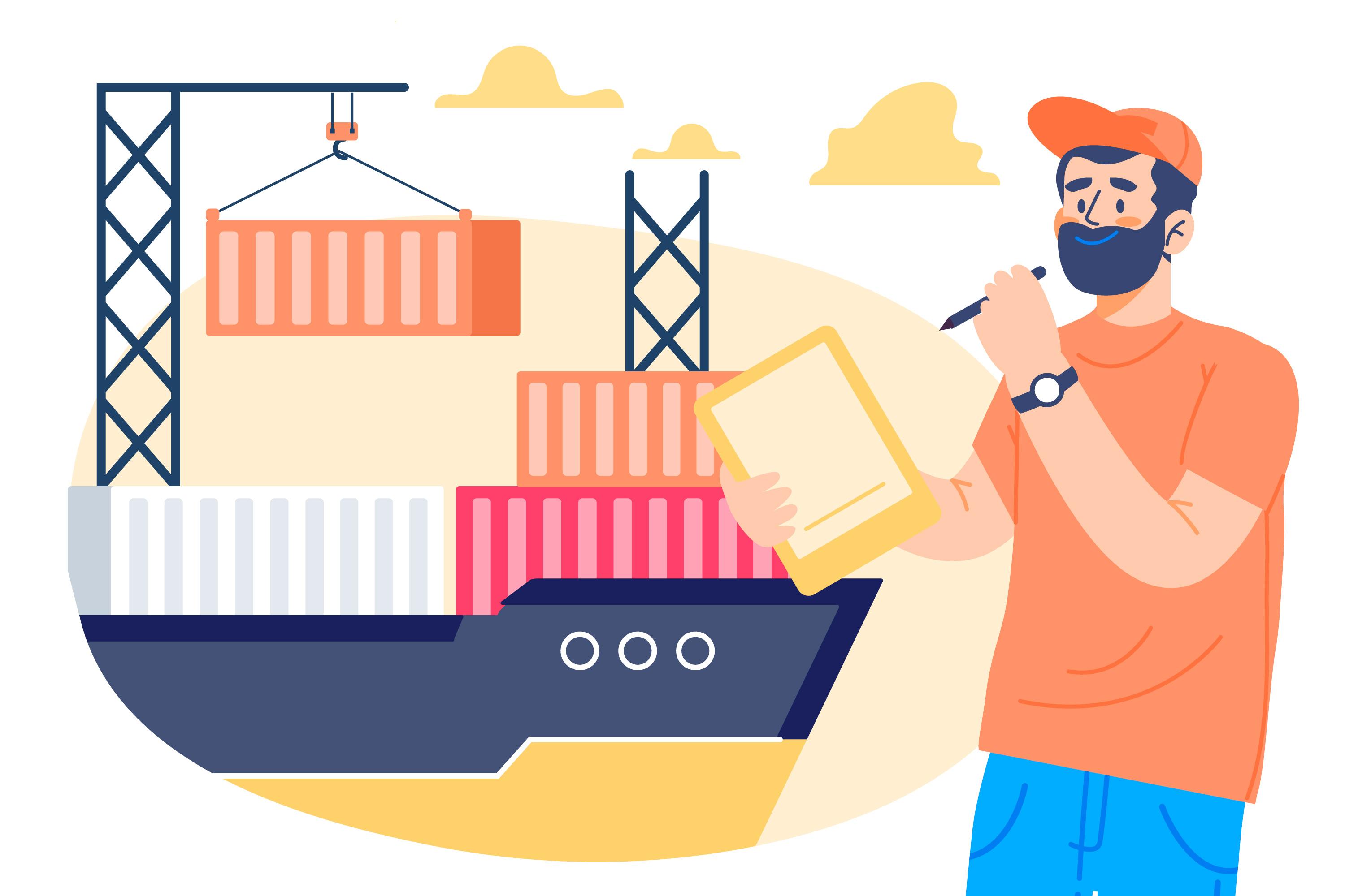 Marine Insurance Claim Illustration